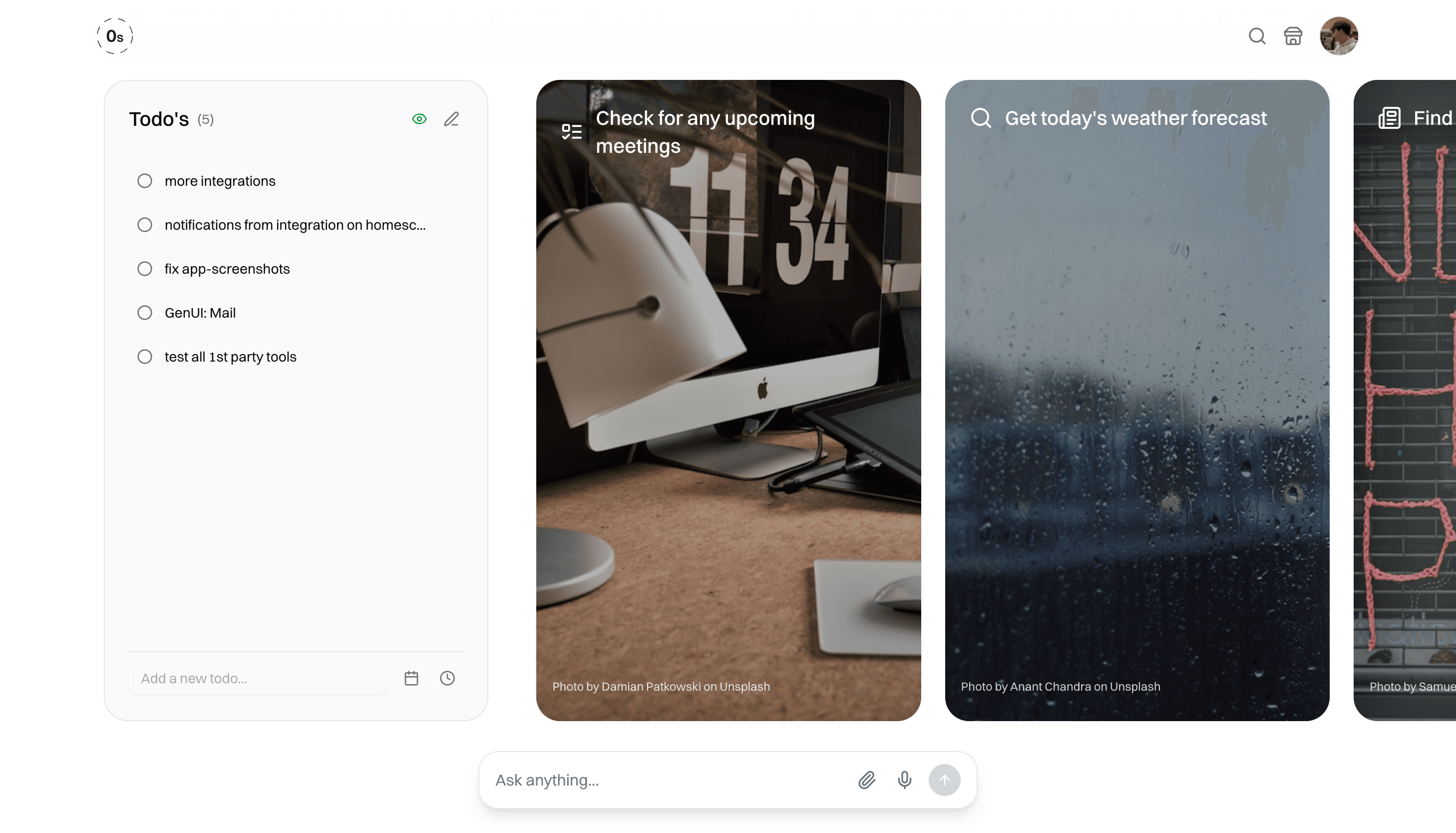 Search functionality